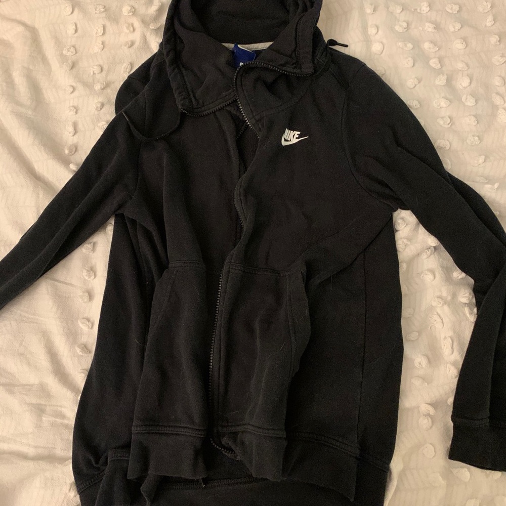 Black Nike zip-up jacket